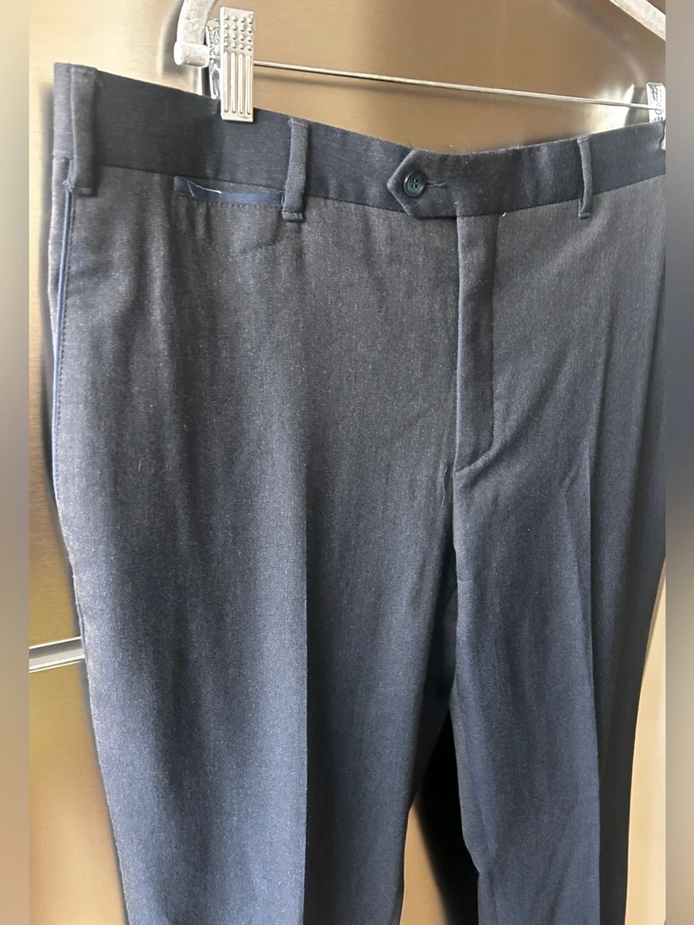 Compagnia della Lana Italian Virgin Wool Dress Pants Navy 40x35 Made in Italy